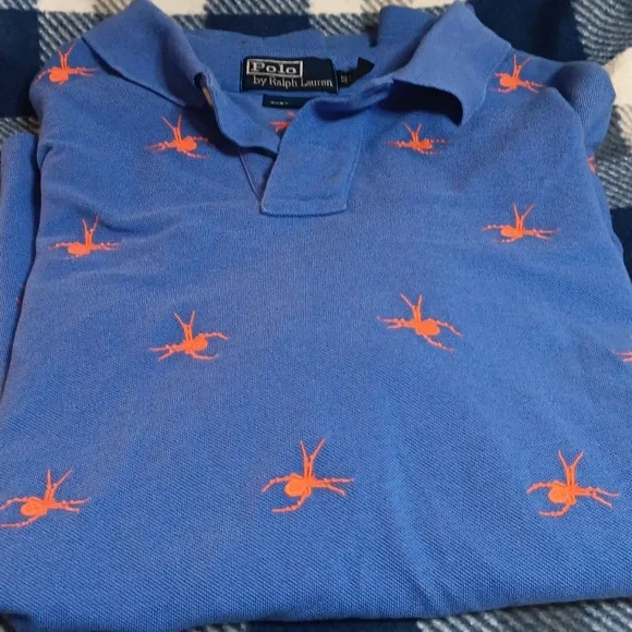 Polo by Ralph Lauren short sleeve Embroidered with Spiders - Picture 1 of 4